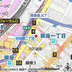 東京都中央区銀座2丁目2-6周辺の地図