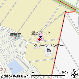 四街道市温水プール周辺の地図