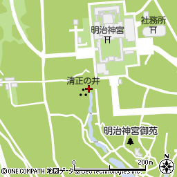 清正井周辺の地図