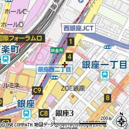 「Shisha Lounge GINZA」周辺の地図