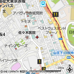 赤坂 とだ周辺の地図
