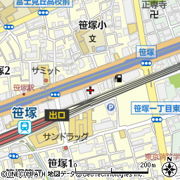 進研ゼミ　小学講座周辺の地図