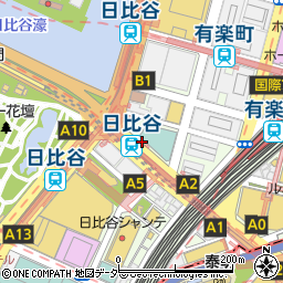 東京都千代田区有楽町1丁目8周辺の地図