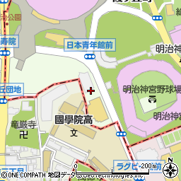 東京都新宿区霞ヶ丘町4周辺の地図