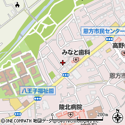 東京都八王子市西寺方町410周辺の地図