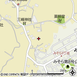 千葉県四街道市山梨575周辺の地図