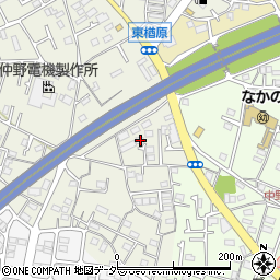 東京都八王子市楢原町348周辺の地図