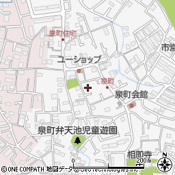 東京都八王子市泉町1270-4周辺の地図