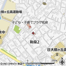 東京都杉並区和泉2丁目36-4周辺の地図