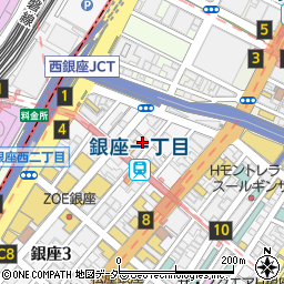 グローバルスタイル　銀座本店周辺の地図