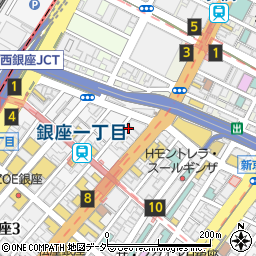 遠藤波津子エステティックサロン　銀座店周辺の地図