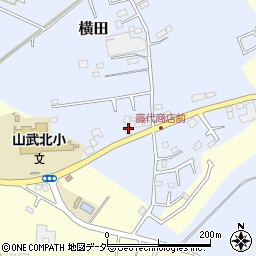 千葉県山武市横田1072周辺の地図