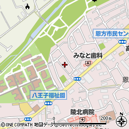東京都八王子市西寺方町413周辺の地図