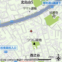 東京都世田谷区北烏山6丁目周辺の地図