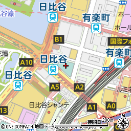 天一 ザ・ペニンシュラ東京店周辺の地図