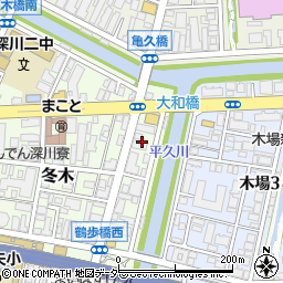 東京都江東区冬木18周辺の地図