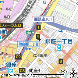 東京都中央区銀座2丁目2-18周辺の地図