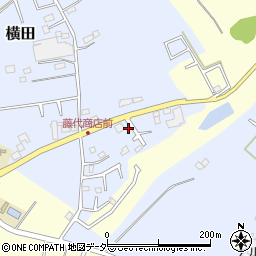 千葉県山武市横田1069周辺の地図