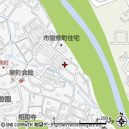 東京都八王子市泉町1397-7周辺の地図