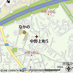 東京都八王子市中野上町5丁目周辺の地図