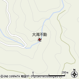 大滝不動周辺の地図