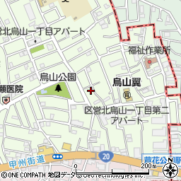 東京都世田谷区北烏山1丁目23-10周辺の地図