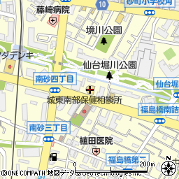 ファミリーマート江東南砂四丁目店周辺の地図