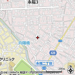東京都杉並区永福3丁目9-7周辺の地図