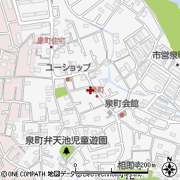 東京都八王子市泉町1276周辺の地図