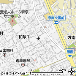 寺嶋荘周辺の地図