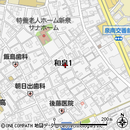 〒168-0063 東京都杉並区和泉の地図