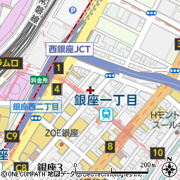 築地のおすそわけ 銀座店周辺の地図