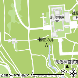 東京都渋谷区代々木神園町周辺の地図