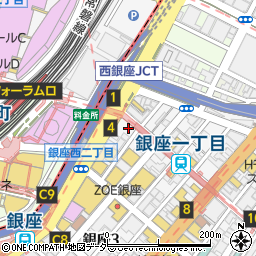 東京都中央区銀座2丁目2-2周辺の地図