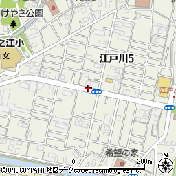 江戸川区口腔保健センター入口周辺の地図