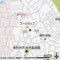 東京都八王子市泉町1272周辺の地図