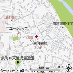 東京都八王子市泉町1350-1周辺の地図