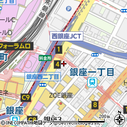 東京都中央区銀座2丁目2周辺の地図