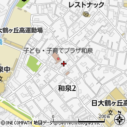 東京都杉並区和泉2丁目36周辺の地図