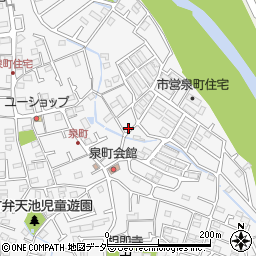 東京都八王子市泉町1423-2周辺の地図