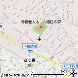 東京都八王子市諏訪町114周辺の地図