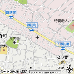 東京都八王子市諏訪町62周辺の地図