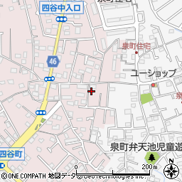 東京都八王子市四谷町1210周辺の地図