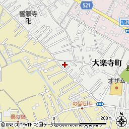 東京都八王子市大楽寺町262周辺の地図