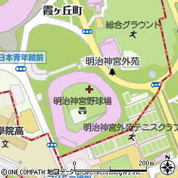 東京都新宿区霞ヶ丘町3周辺の地図