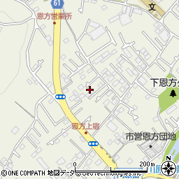 東京都八王子市下恩方町1156周辺の地図