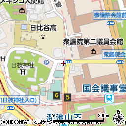 麹町警察署永田町警備派出所周辺の地図
