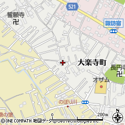 東京都八王子市大楽寺町261周辺の地図