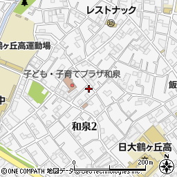 東京都杉並区和泉2丁目36-20周辺の地図