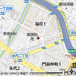 深川永福餃子周辺の地図